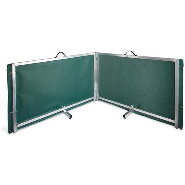 Weber Brush Systems Foldable safety barrier 2400x800mm green mesh WB2400800