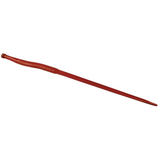 SHW Silage tine, cranked: 38mm star section 36x1,000mm, pointed tip with M20x1.5mm nut, red, KT11
