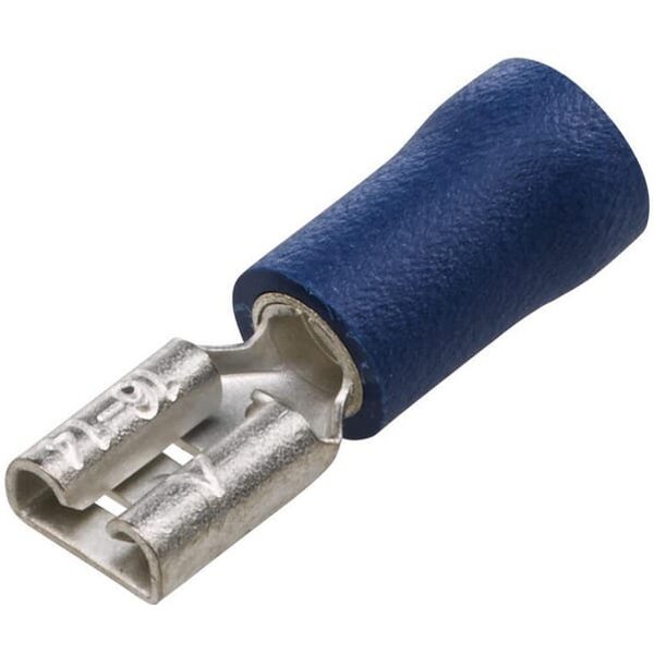 Hella Terminal blade female, blue, 1.5-2.5mm² 4.8x0.5mm, blister (100x), 8KW744697003