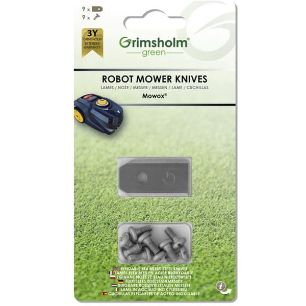 Grimsholm Blades for Mowox, 9 sets FGP1170