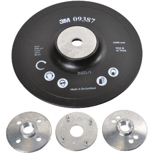 3M Support fibre washer 178mmxM14 093873M