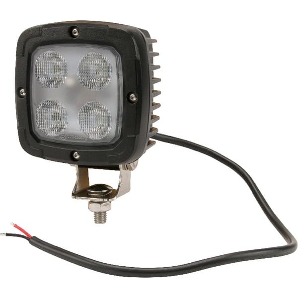 Kramp Work light LED, 40W, 4000lm, square, 10-30V, 110x63.4x98.5mm, Flood, LA10044