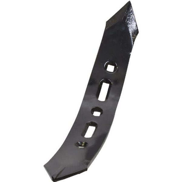 Kramp Cultivator point 490x75x10mm, reversible left, curved, 4 hole, suitable for Amazone CP122KR
