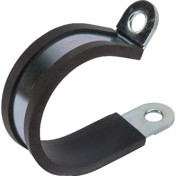 Kramp Pipe clamp 50-25mm, metal with rubber insert SMSL5025