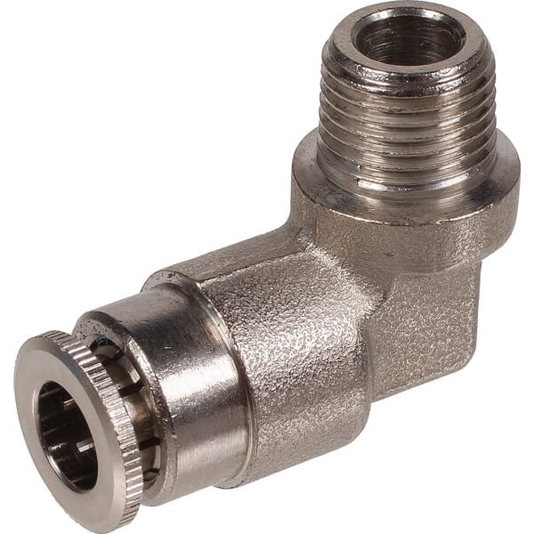 Kramp Push-in fitting diameter 6mm 90° male thread 1/8" CLWS6RK18