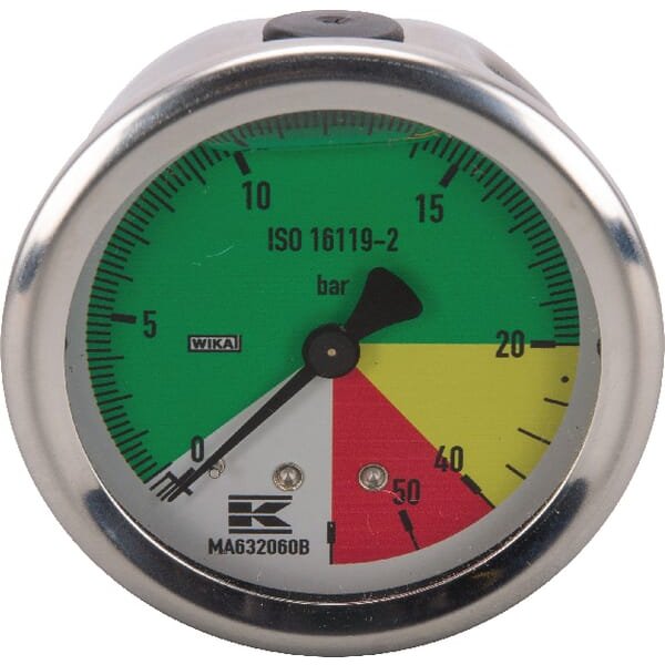 WIKA Pressure gauge 63mmdiameter 0-20-60 MA632060B