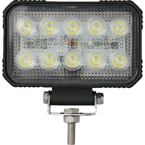 Kramp Work light LED, 15W, 1900lm, rectangular, 10/30V, 150x37x100mm, Flood, 10 LED's, LA10021