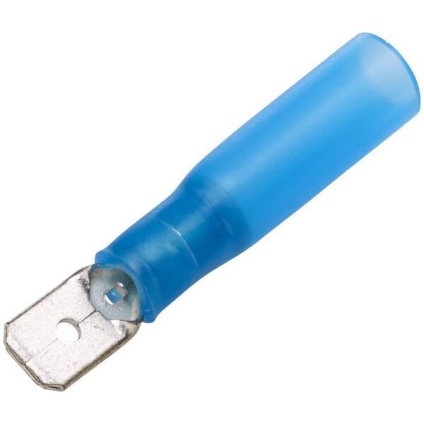 Hella Terminal blade male, blue, 1.5-2.5mm² 6.3x0.8mm, blister (25x), 8KW732569003