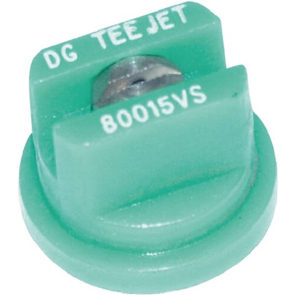TeeJet Flat fan nozzle DG 80° 015 green stainless steel DG80015VS
