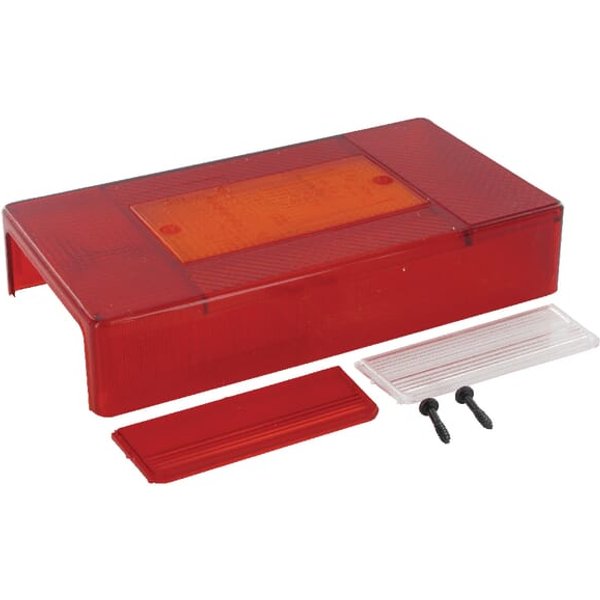 Jokon Light lens, red/transparent/amber LH/RH/rear 190028001