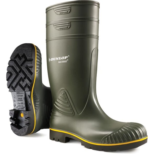 Dunlop Boots green class O4 size 6 Wellingtons Acifort® Heavy Duty B44063139