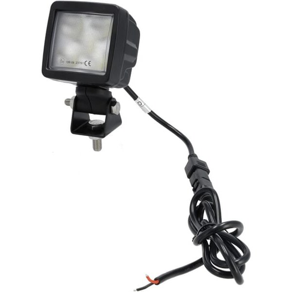 Kramp Work light LED, 45W, 6600lm, square, 10/30V, 80x68x80mm, Deutsch plug, flood beam, swivel head LA10633