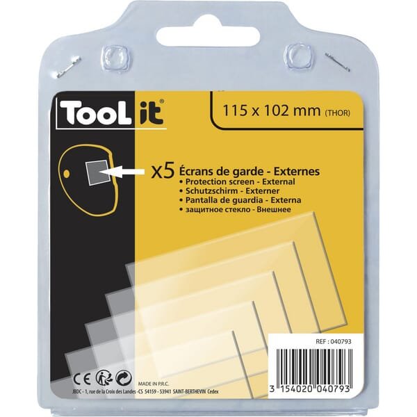 Gys Protection glass (115 x 102) out.(5x) 040793GYS