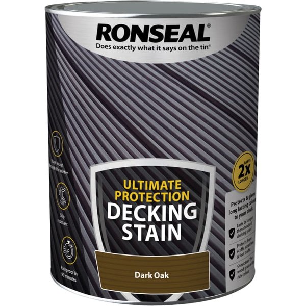 Ronseal Ultimate Protection Decking Stain Dark Oak 5 L 39113