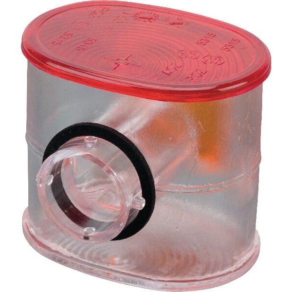 Aspöck Light lens, amber/red/transparent 188136007