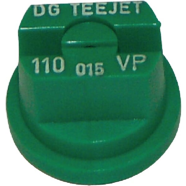 TeeJet Flat fan nozzle DG 110° 015 green plastic DG110015VP