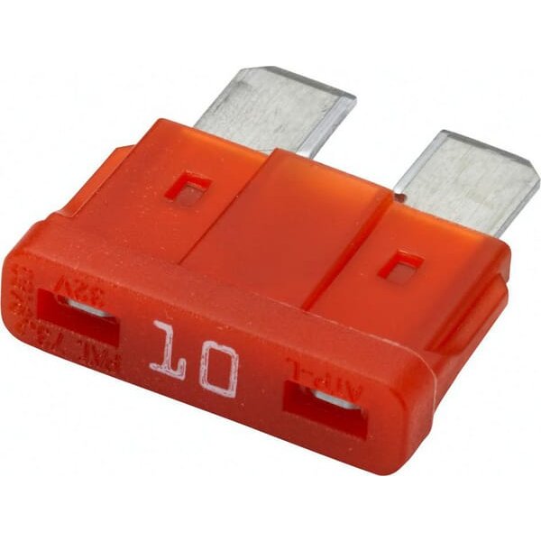 Hella Fuse Standard blade 12V 10A Length 18.8mm red Pack 10x 8JS711683092