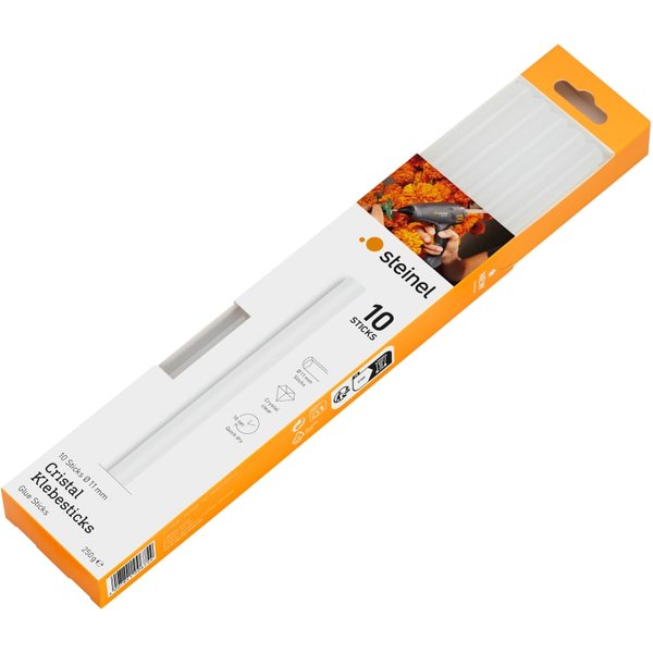 Steinel Ø11mm Crystal Glue Sticks 250g (Pack 10) 006754