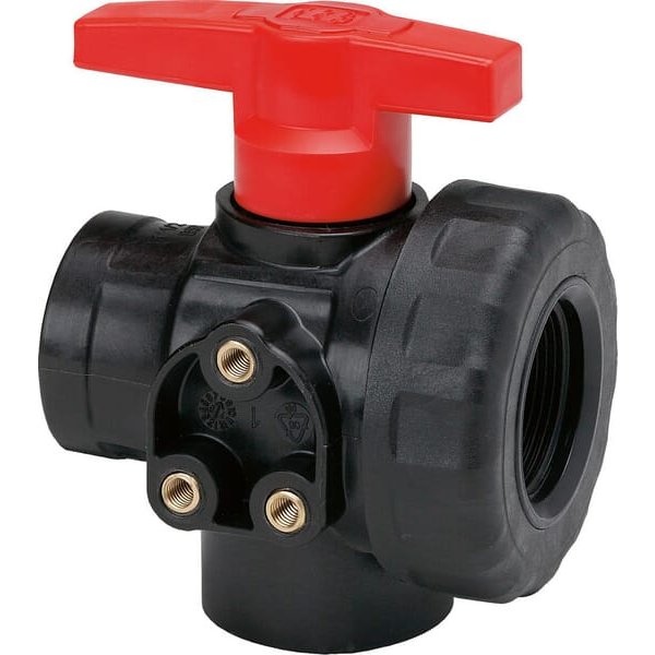 GEOline 1 1/2" 3-way ball valve 8216357