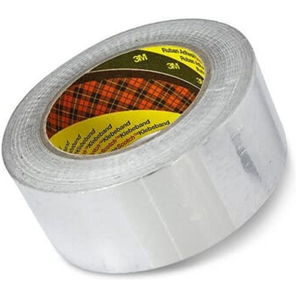 3M Aluminium Tape 1436 F, Silver 50mmx50m 7000111971