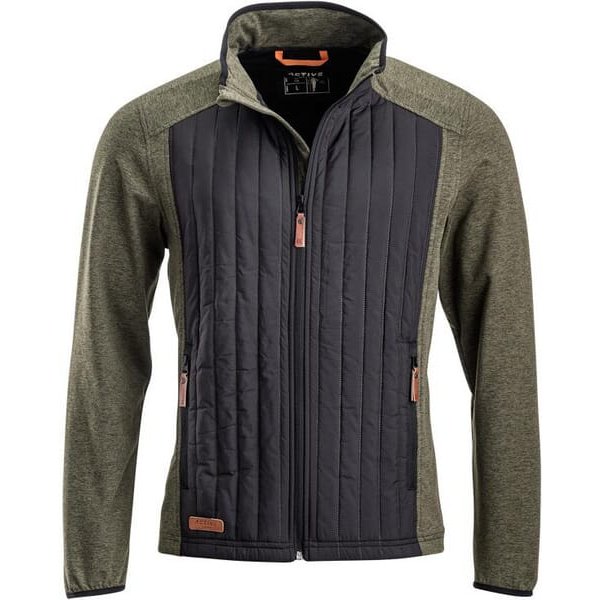 Kramp Hybrid/fleece jacket Men, olive M KW506401902050