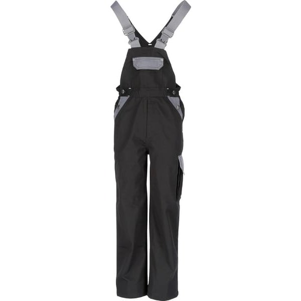 Kramp Dungarees, childrens age:8 years, black/grey, Kramp Original KW103230089008
