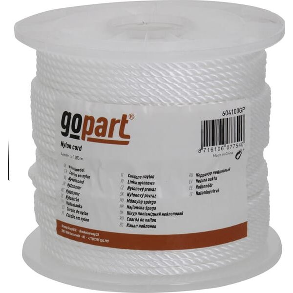 gopart Nylon cord 4mm x 100m 604100GP
