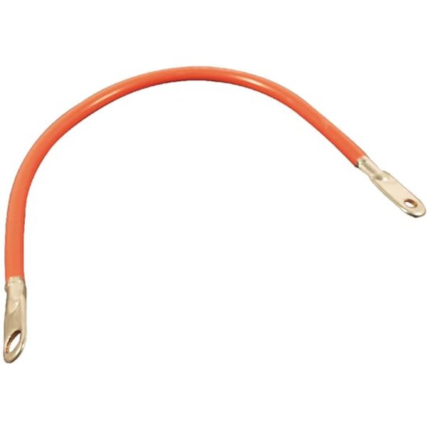 Unbranded Battery cable diameter 7mm, 16" 40,6cm red FGP012073