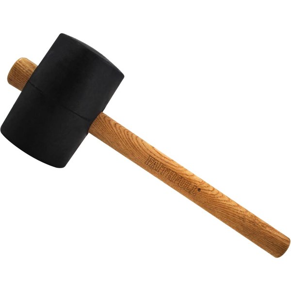 Faithfull Black Rubber Mallet 40oz FAIRMB40FSC