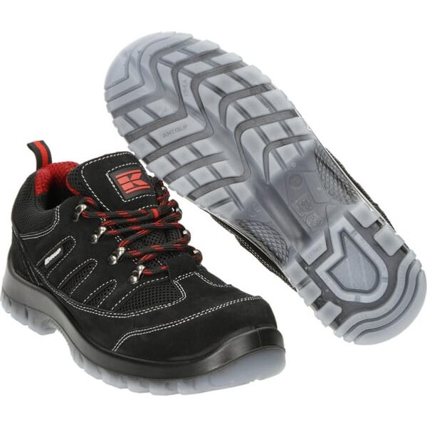 Kramp Shoes black, class S1P, size 7 Low Poitiers KF1966005041