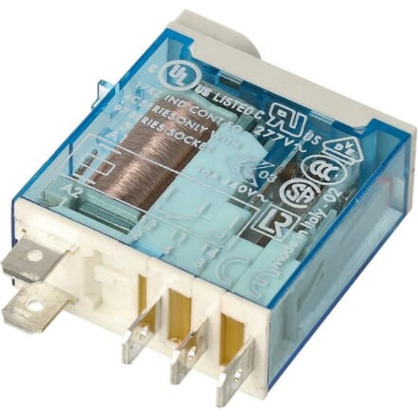 Finder Mini relay 1CO 16A/24V DC/Agni/Test button/Mech.ind. 466190240040