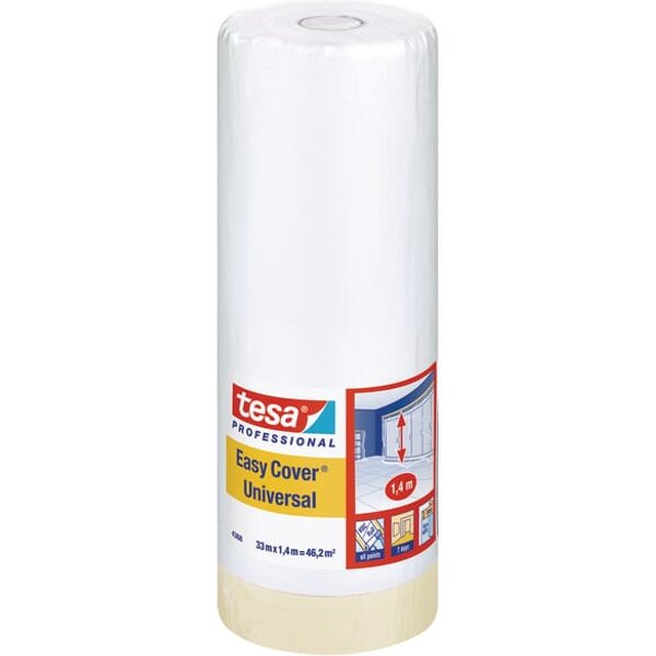 TESA Easy Cover® Universal - HDPE film+creped tape 33m x550mm T043680001203