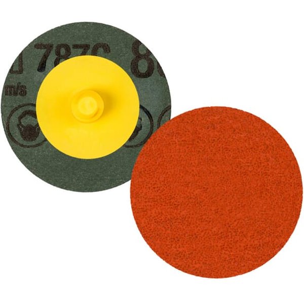 3M Fibre disc 787C diameter 76.2mm 80+ grit 3M™ Roloc™ 7100100961