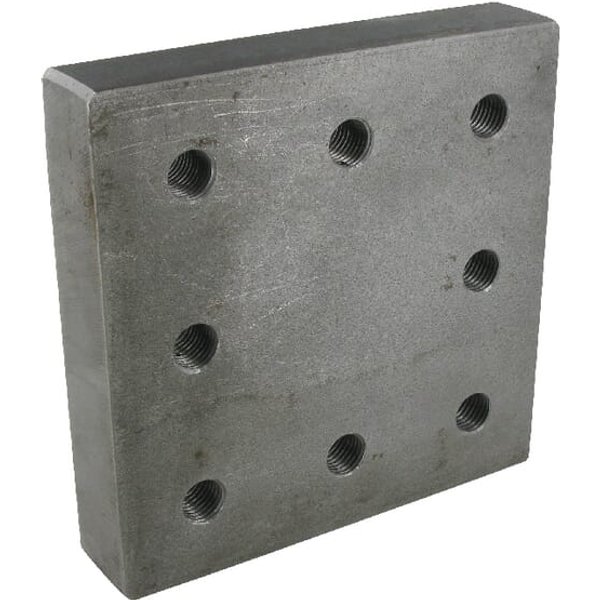 Scharmüller Weld on Mounting plate 130x130mm 8x M20 00645030