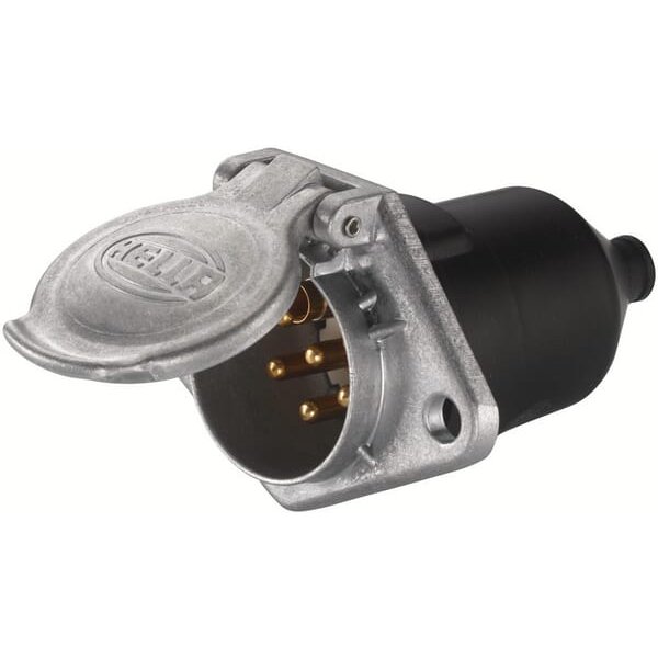 Hella Socket - 24V - 7-pin connector - Plug: Screw Contact 8JB003834001