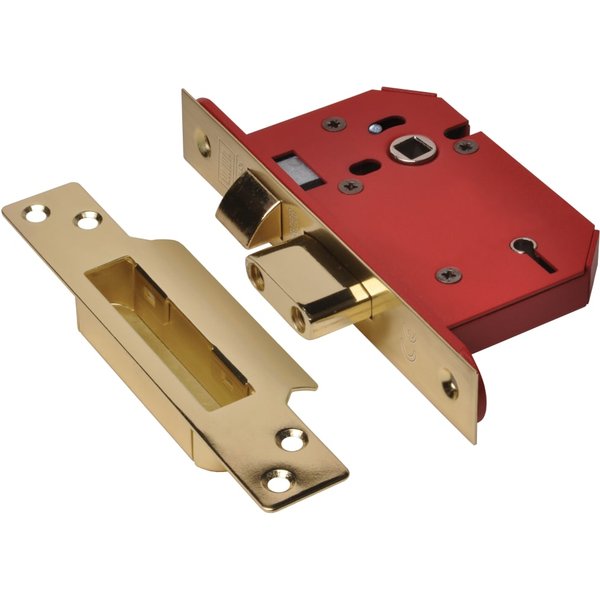 UNION StrongBOLT 2205S 5 Lever Mortice Sashlock 81mm Y2205S-PB-3.0