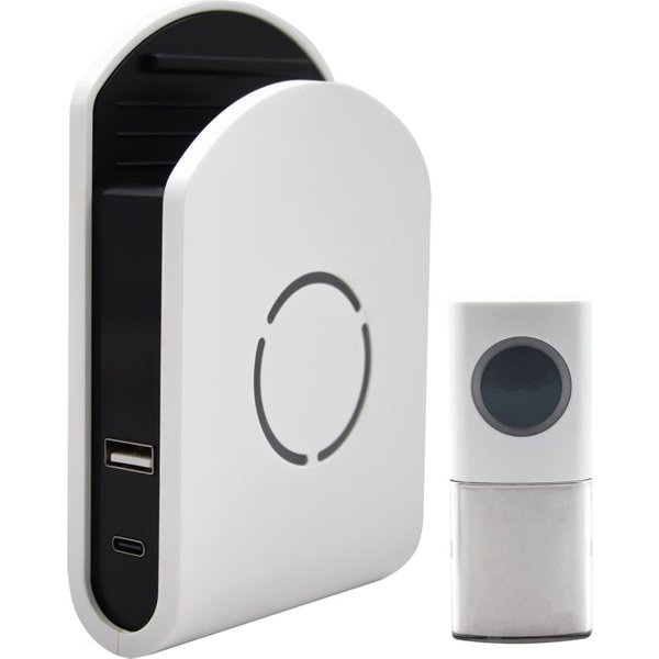 Uni-Com Plug-In Door Chime USB Charger 98443GB+ W96001