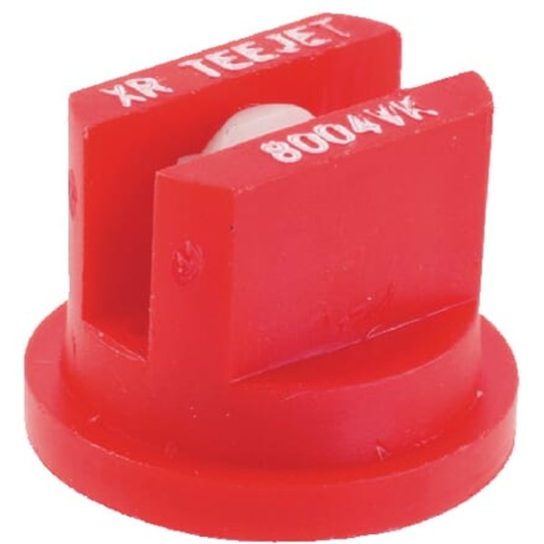 TeeJet Flat fan nozzle XR 80° 04 red ceramic XR8004VK