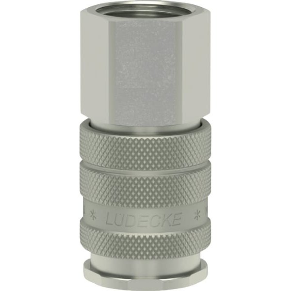 Lüdecke Q-Rel coup with 1/4" BSP F/Thd ESIG14I