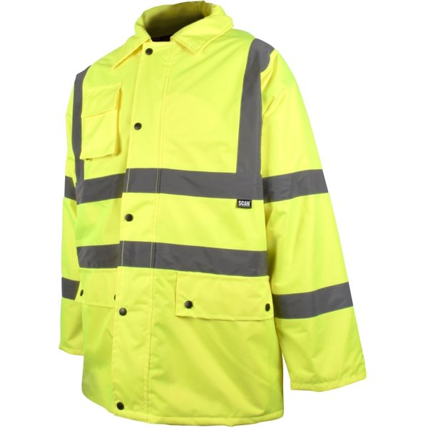 Scan Hi-Vis Yellow Motorway Jacket L UC803