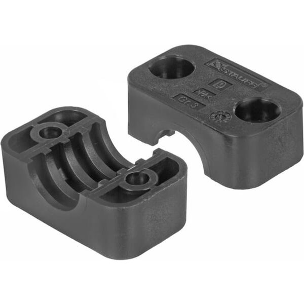 Stauff Pipe clamp set 20mm PA (25) RS911320PAP025
