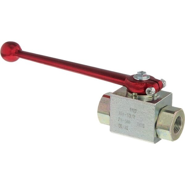Pister Ball valve two way 3/8 BSP aluminum lever KHR06AL