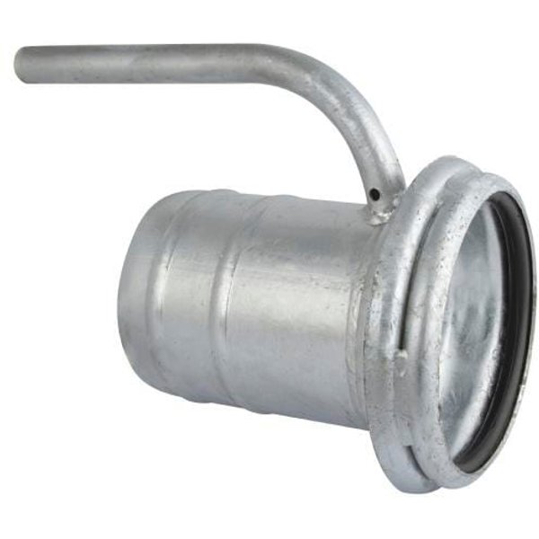 Kramp Female 6" couplings with hose tail 6" (152mm) and handle 6224089G
