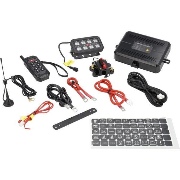 Kramp 8 channel switch panel+Bluetooth+Radio frequence LA112SWITCHBTRF