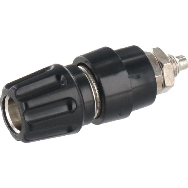 Banana jack 4 mm black PKNI10BBK