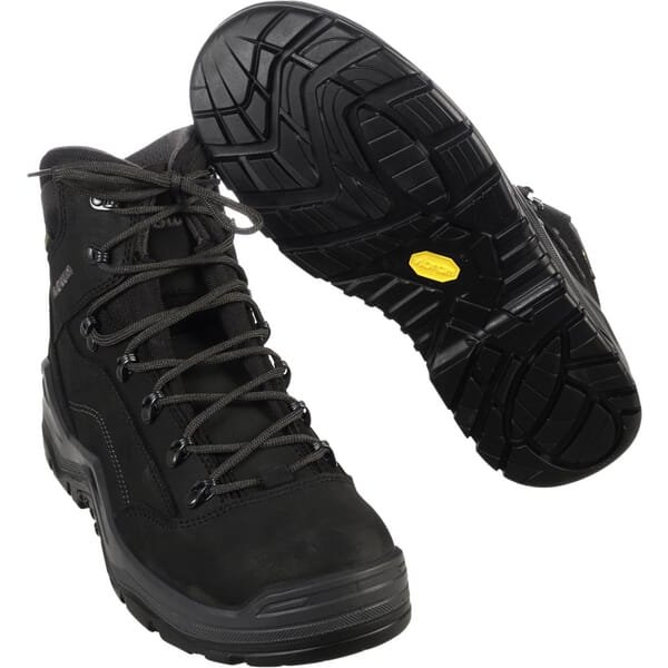 Lowa Boots black, class S3, size 8 Renegade 565442