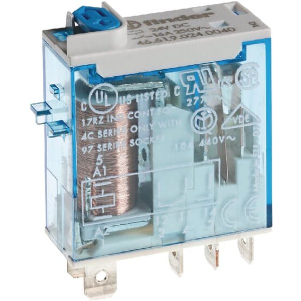 Finder Relay 1W 16A 12V/DC 466190120074