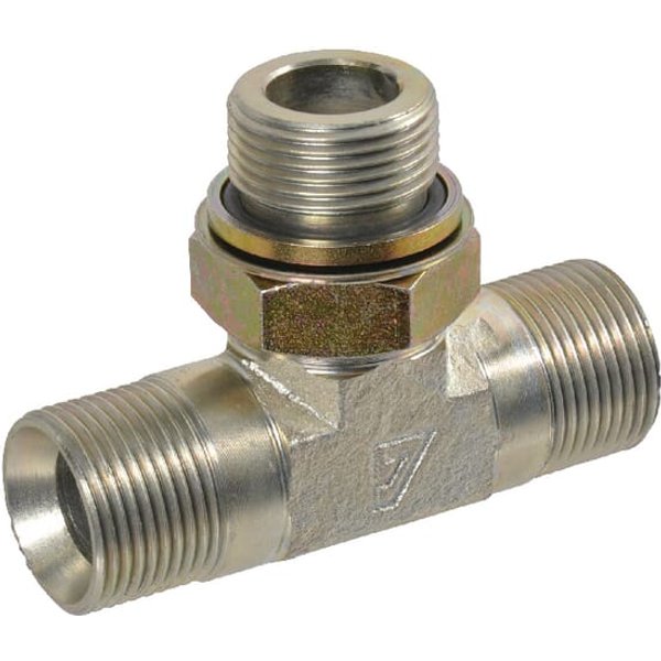 Alfagomma T piece male 1/4 BSP TMMMI04