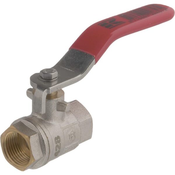 Kramp Ball valve BSP 2x female 3/8"+SS handle KS38FKR