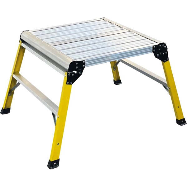 Zarges Fibreglass Hop-up Work Platform 600 x 600mm 100305